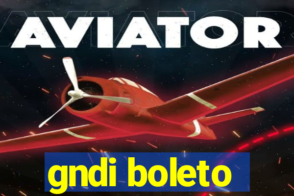 gndi boleto